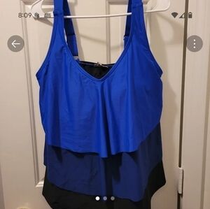 Avenue Blue and Black Bikini